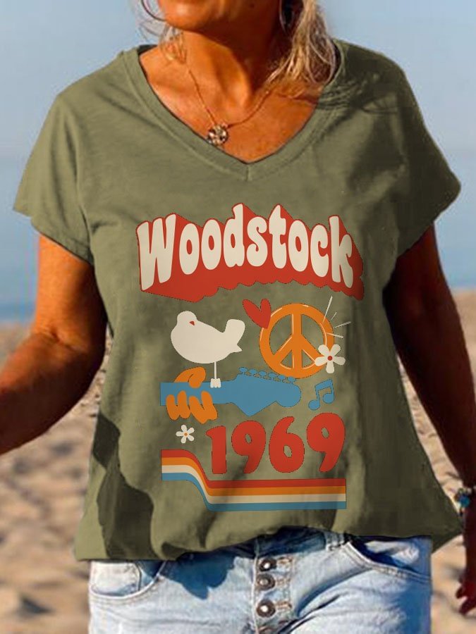 Vintage Woodstock Music Festival 1969 T-Shirt