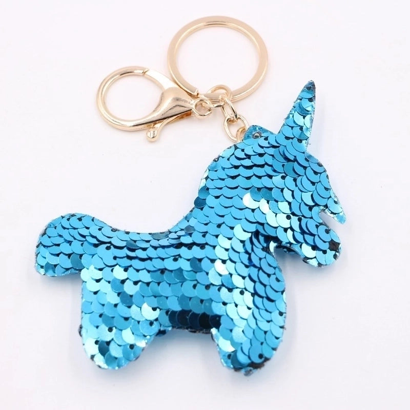 Cute Star Dolphin Sequin Plating Keychain