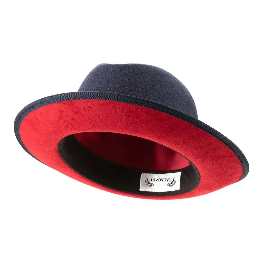 Classic Center-creased Fedora-King (Denim Blue)