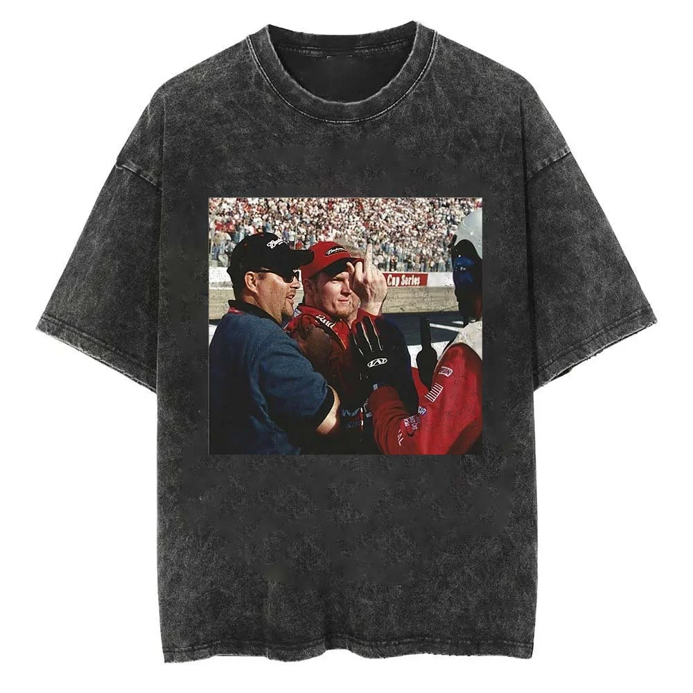 Dale Earnhardt Printed Unisex Washed T-Shirt