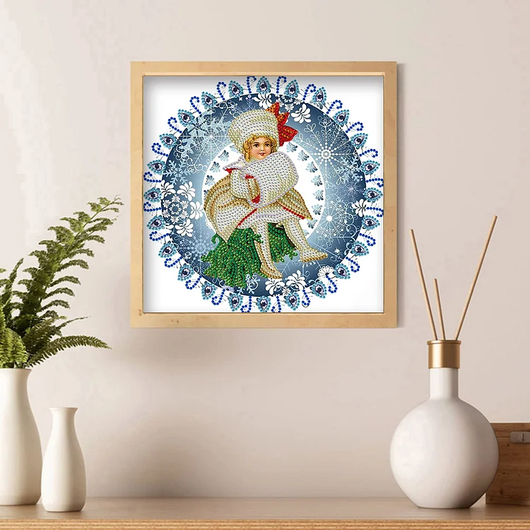 Christmas House - Partial Drill - Special Diamond Painting（40*30cm)-826860