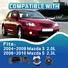 YBDDZH Engine Motor and Transmission Mount Kit, Compatible with 2006-2010 Mazda 5 2.3L & 2004-2009 Mazda 3 2.0L 2.3L(No Turbo) ,Replace OE A4418 A5312 A4404 A4405 Set of 4