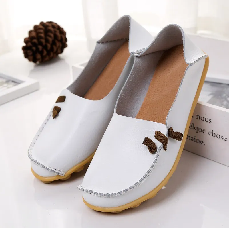 New Fashion Women Flat Shoes Round Head High Quality Mother Shoes Ballet Comfortable Candy Colors Ladies Footwear Zapatos Mujer