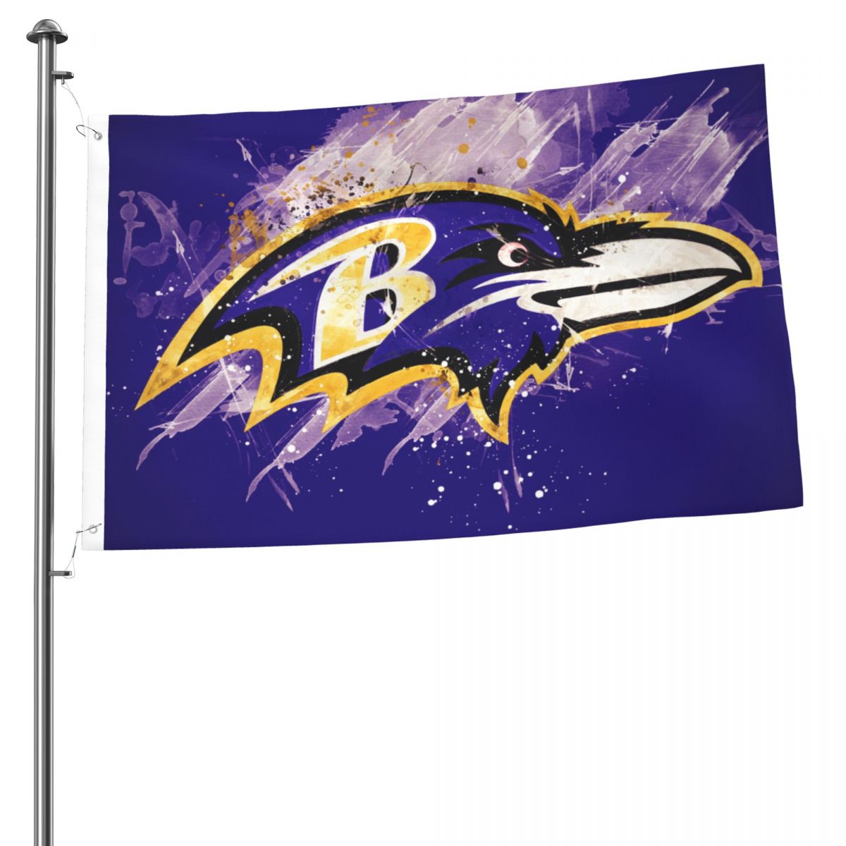 Baltimore Ravens Artistic 2x3 FT UV Resistant Flag