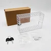 Thermostat Lock Box with Key Clear Large Thermostat Cover for Thermostat on Wall