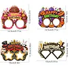 4pcs DIY Rhinestone Diamond Painting Glasses Frame No Lens (Birthday-1)