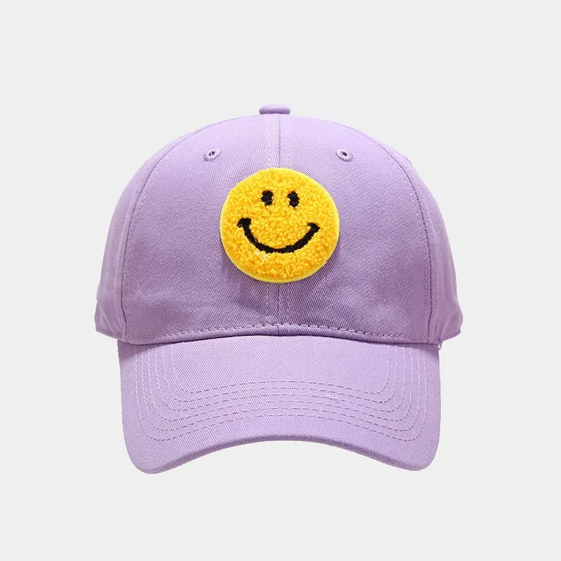 Smile Patch Soft Top Baseball Cap