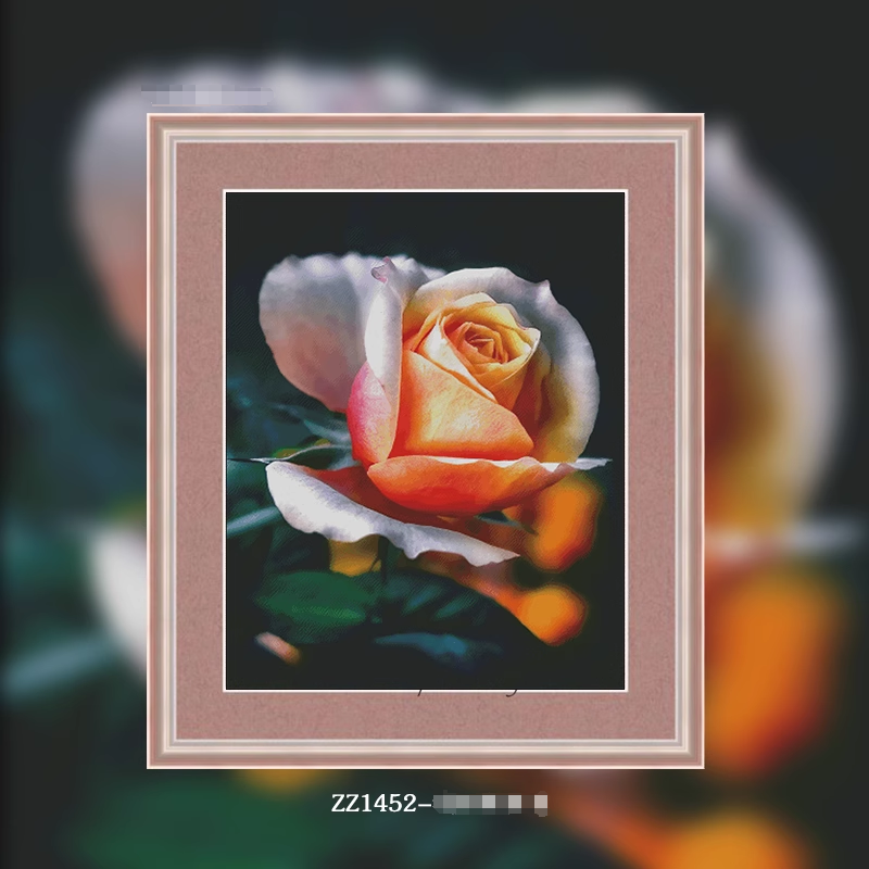 1set DIY Printed Cross Stitch Kit 【ZZ1452- Charlotte Rose】printed (stamped) cross-stitch Painting Fairy Cross Stitch