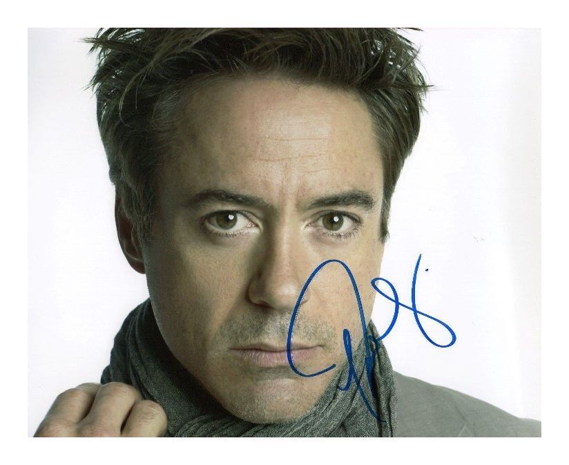 ROBERT DOWNEY JR AUTOGRAPHED SIGNED A4 PP POSTER Photo Poster painting PRINT