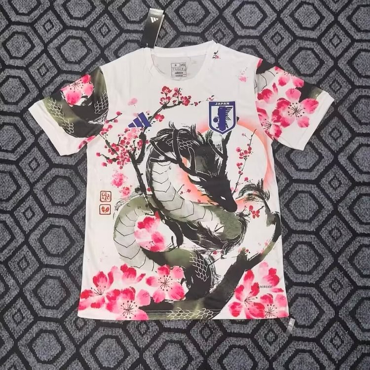 25-26 Season Japan Plum Blossom Green Dragon Jersey - Fan Edition