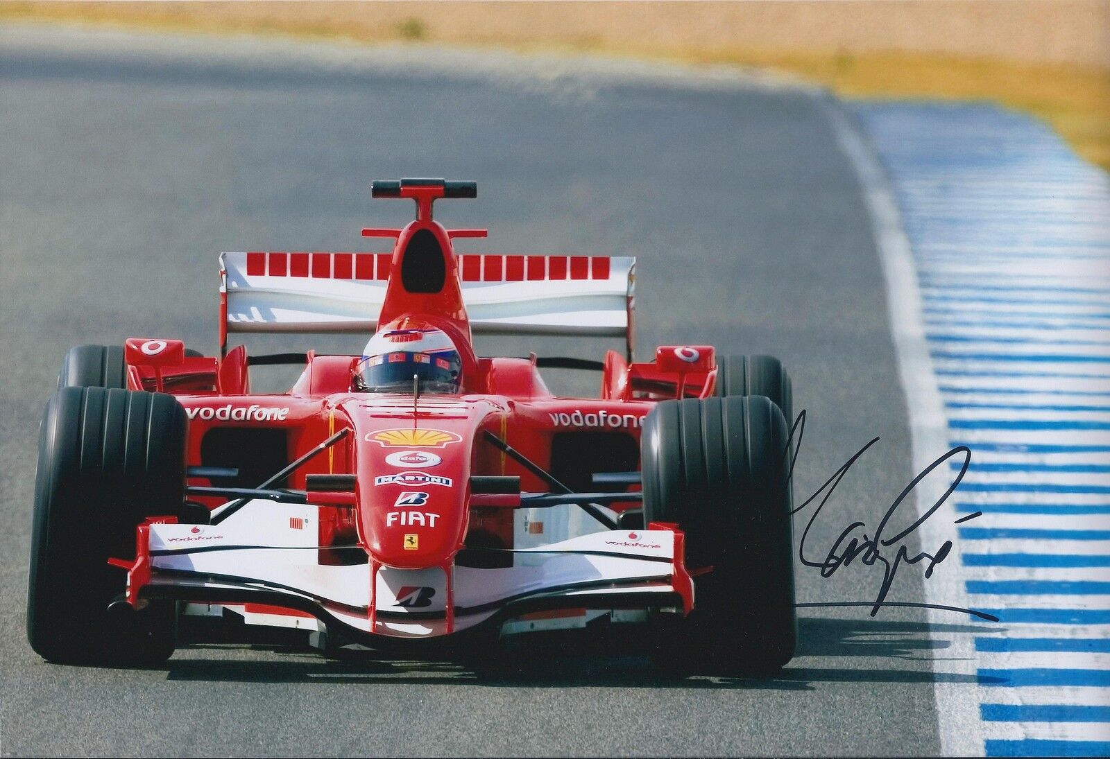 Marc GENE 12x8 SIGNED Photo Poster painting Ferrari Test Driver Formula 1 Autograph AFTAL COA