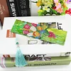 2pcs DIY Flower Special Shaped Drill Tassel Diamond Painting Bookmark Kit