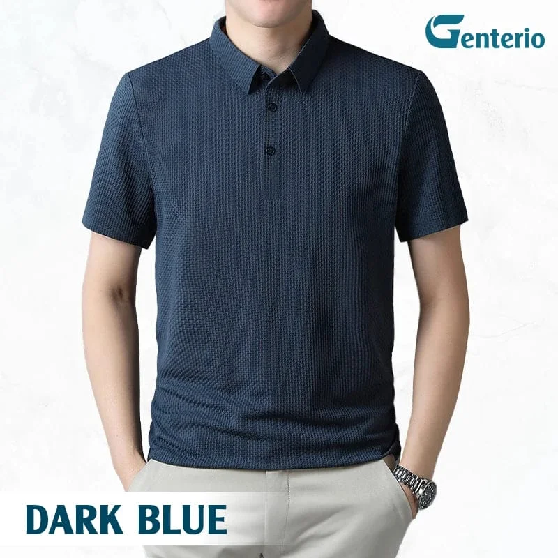 LuxePolo &ndash; Men's Icy Silk Anti-wrinkle Polo Shirt | LAST DAY 70% OFF