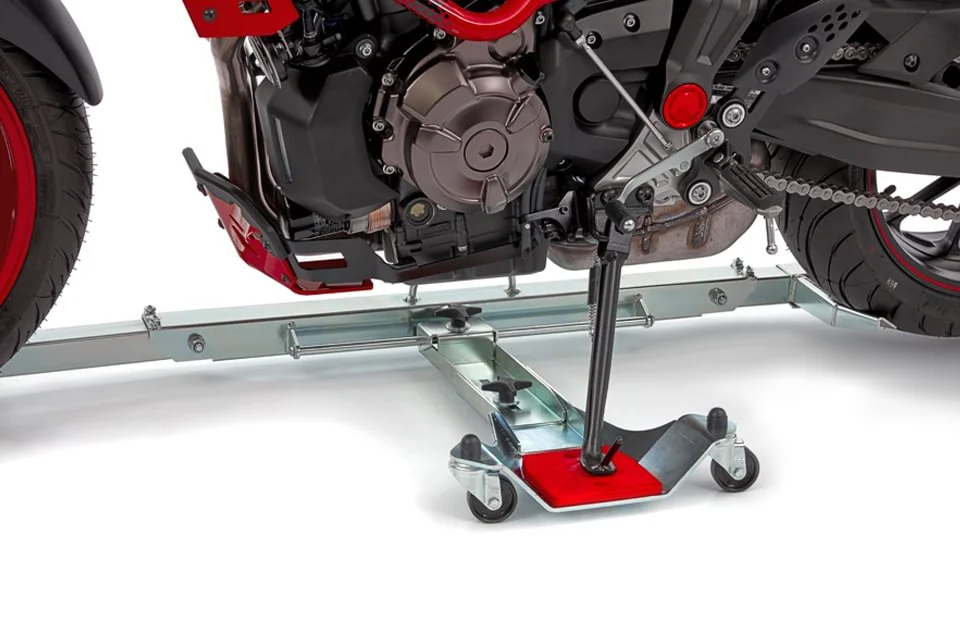 💥3rd Anniversary Flash Sale💥Most Flexible And Convenient Folding Motorcycle Rolling Stand