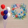 (US Only)Independence Day Wreath 5D DIY Diamond Painting Dots Pendant for Window Wall
