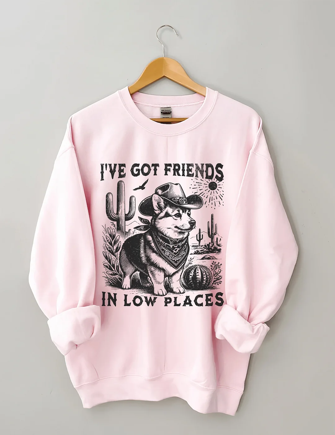 I've Got Friends In Low Places Corgi Dad Sweatshirt