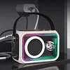 Cyberpunk Abyss Mirror Mini Bluetooth Speaker &ndash; A Clash of Trend and Sound Quality, a Fusion of Portability and Performance