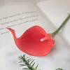 Single Head Calla Lily PU Texture Artificial Flower 