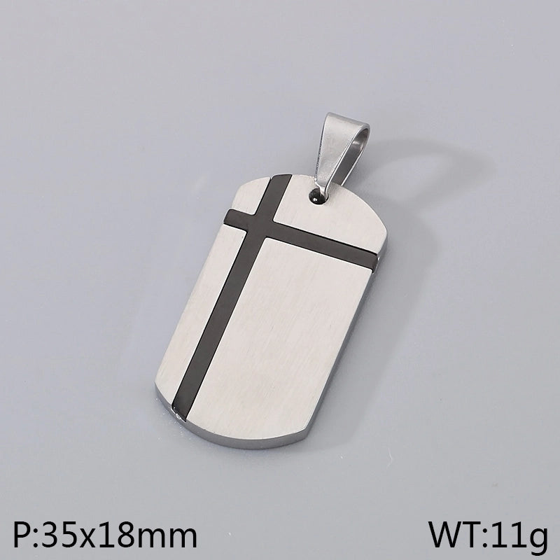 Minimalist Classic Style Square 304 Stainless Steel 18K Gold Plated Unisex