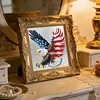 Kits de peinture en diamant partiel en forme d&rsquo;aigle en forme sp&eacute;ciale de 5d DIY pour adultes d&eacute;butants d&eacute;coration int&eacute;rieure peintures de diamants 11,81 x 11,81 pouces