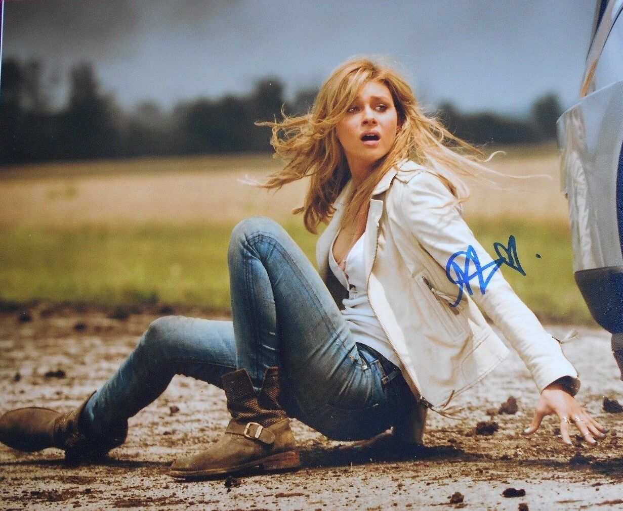 NICOLA PELTZ * ACTRESS - TRANSFORMERS * HOT Photo Poster painting AUTOGRAPHED 8 X 10 W/COA