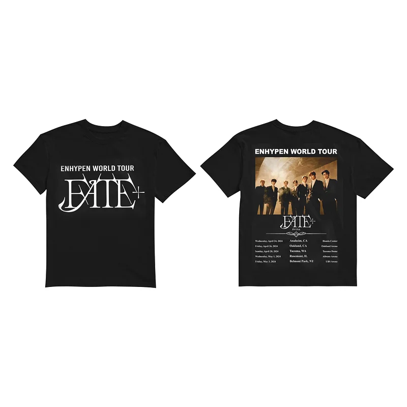 ENHYPEN FATE US World Tour Official Photo T-shirt