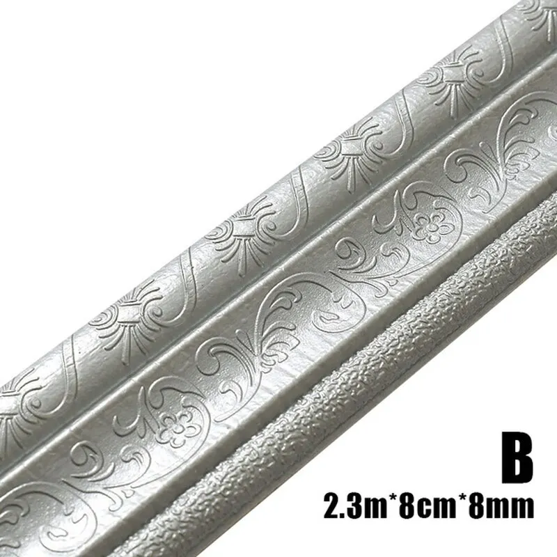 Athvotar 3D Self-adhesive Foam Wall Stickers Decor Wall Molding ...