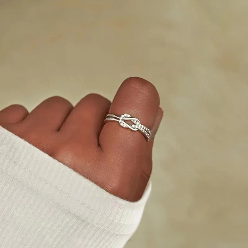 To My Daughter &lsquo;Mother & Daughter Forever Linked Together&rsquo; Linked Ring