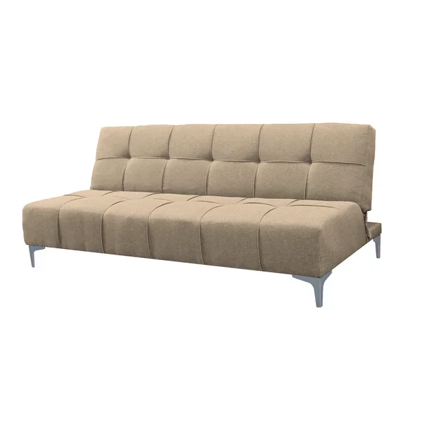 Sofa Cama Reclinable El Bazar Store New York Beige Futon 3 posiciones Sala Love Seat