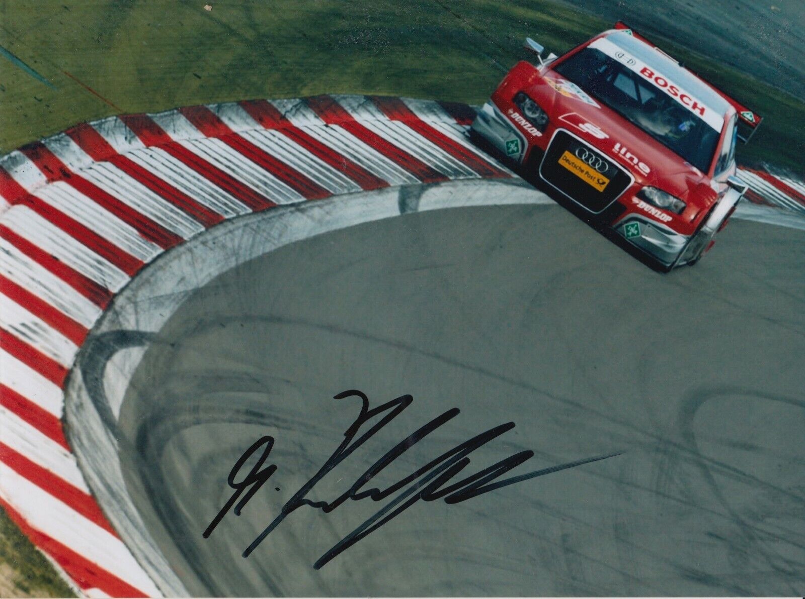 Mike Rockenfeller Hand Signed 8x6 Photo Poster painting - Audi Autograph 2.