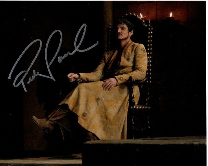 PEDRO PASCAL signed GAME OF THRONES OBERYN MARTELL 8x10 Photo Poster painting