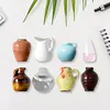 3D Ceramic Vases Fridge Magnet Decorative Vase Fridge Magnet for Fridge Ornament