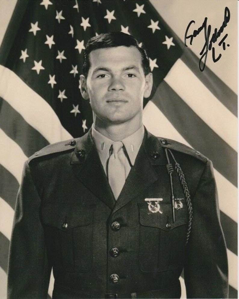 Gary lockwood signed autographed the lieutenant william rice Photo Poster painting