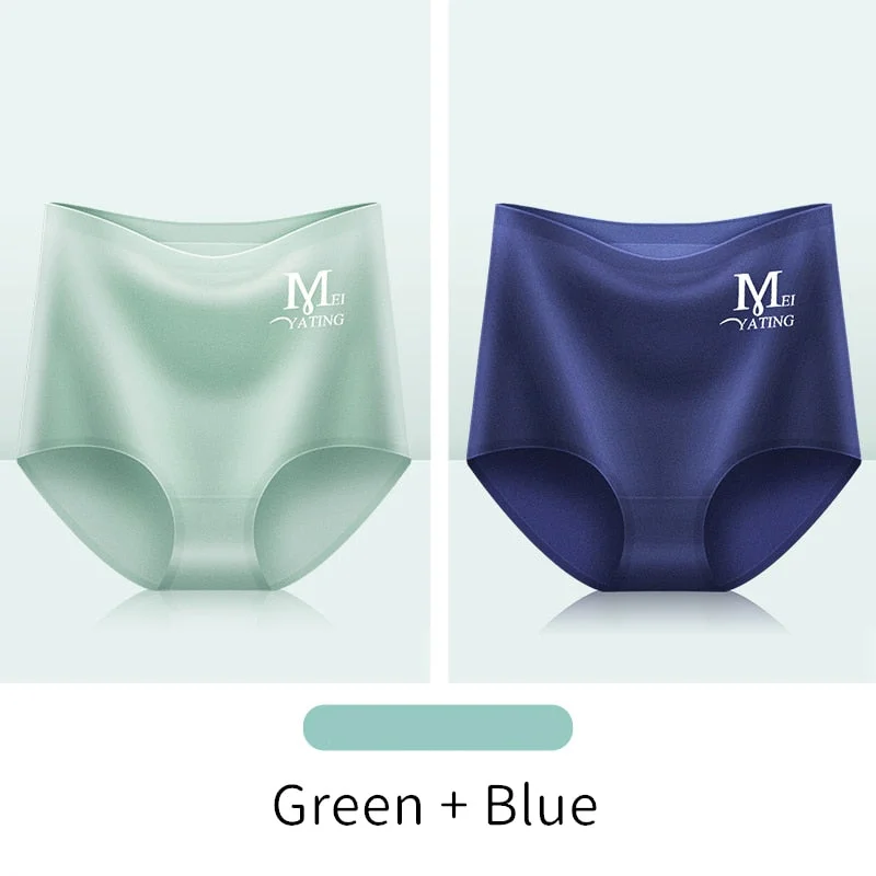 Seamless Panties for Women High Waist Panties Sexy Underwear Girls Briefs Female Breathable Soft Underpants Thin