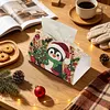 Xmas Penguin DIY Pearl Diamond Painting PU Cover Tissue Holder Kit Pearl Art Painting Decoration for Home & Gifts
