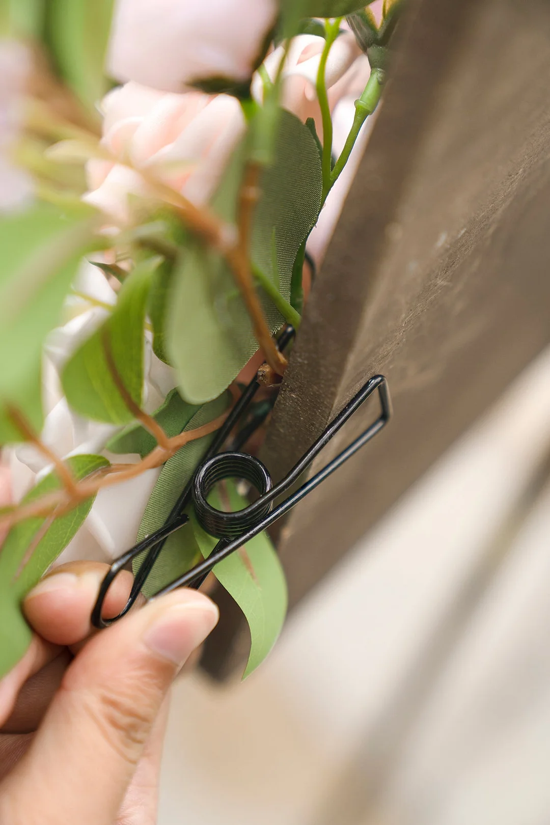 Flower Sign Decor in Blush & Cream