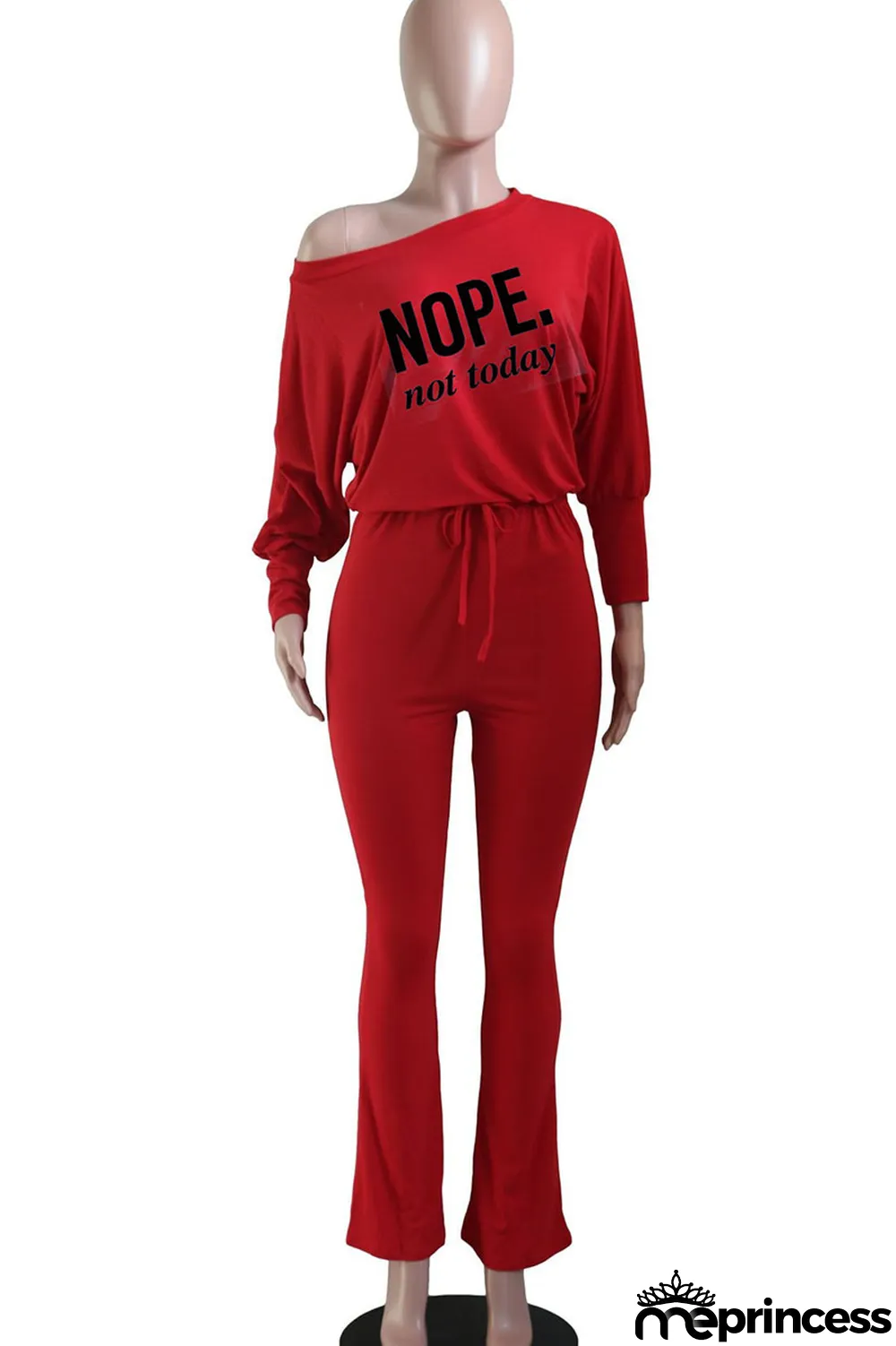 Grey Casual Print Split Joint Oblique Collar Regular Jumpsuits