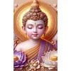 (Multistyle) Art De Bouddha-Compl&egrave;te Rond Diamant Peinture-30X50CM