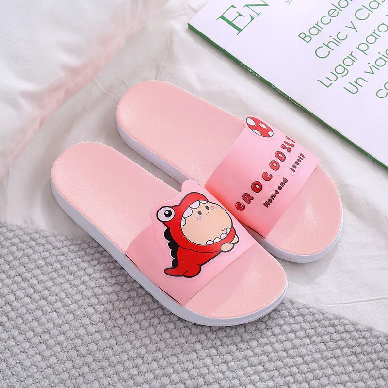 2021 new household bathroom slippers women's summer antiskid men's home plastic soft bottom bath couple women's Slippers
