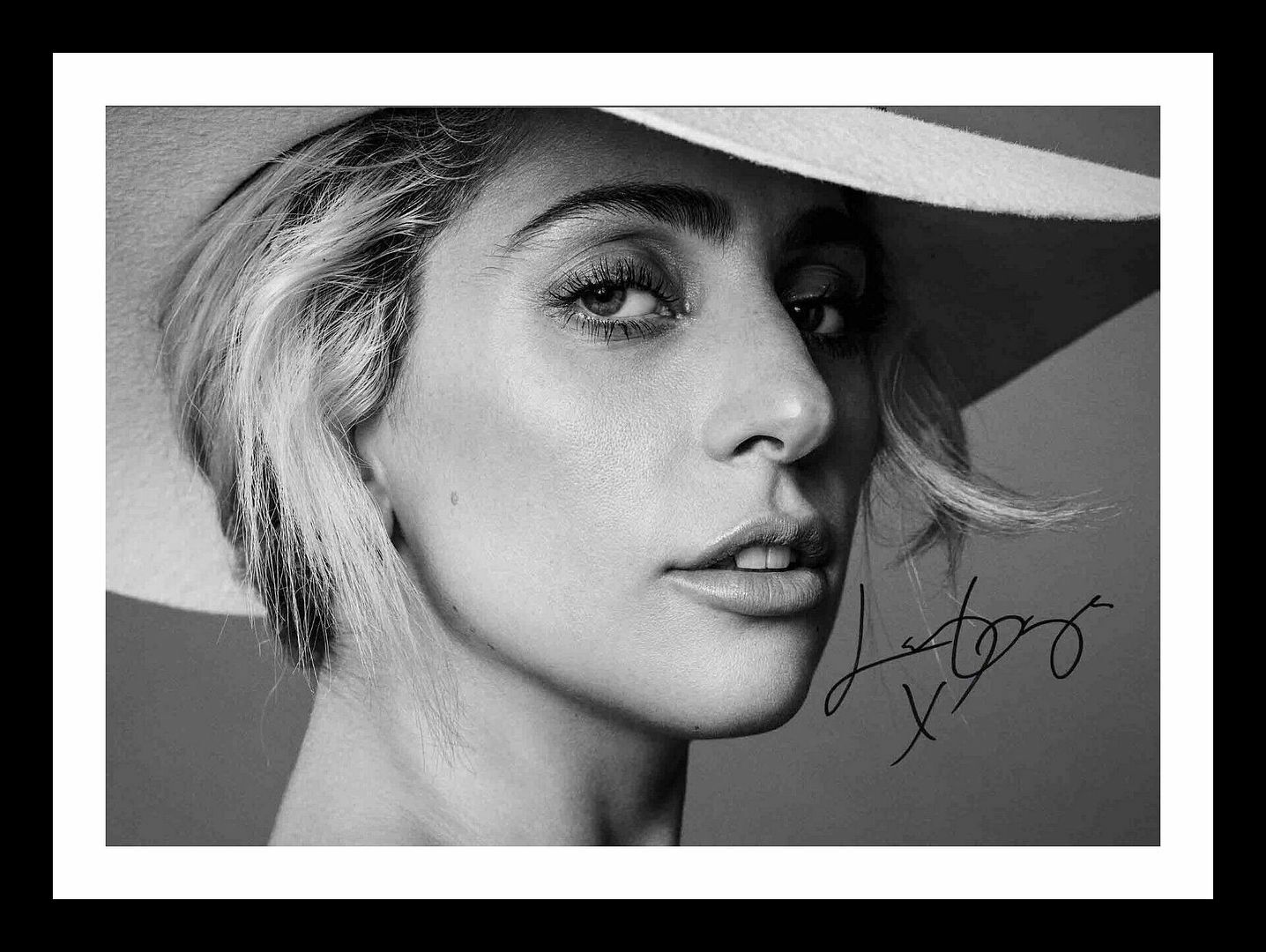 Lady Gaga Autograph Signed & Framed Photo Poster painting 24