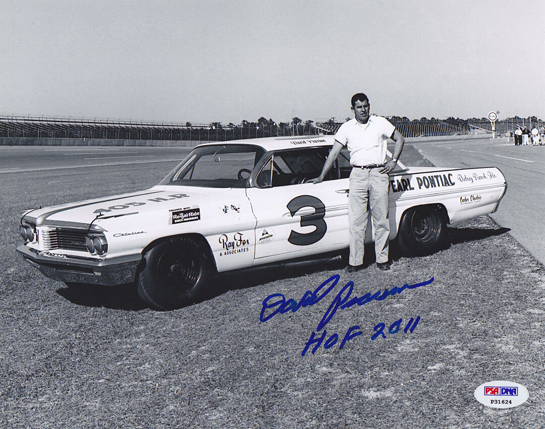 David Pearson SIGNED 8x10 Photo Poster painting + HOF 2011 NASCAR LEGEND PSA/DNA AUTOGRAPHED