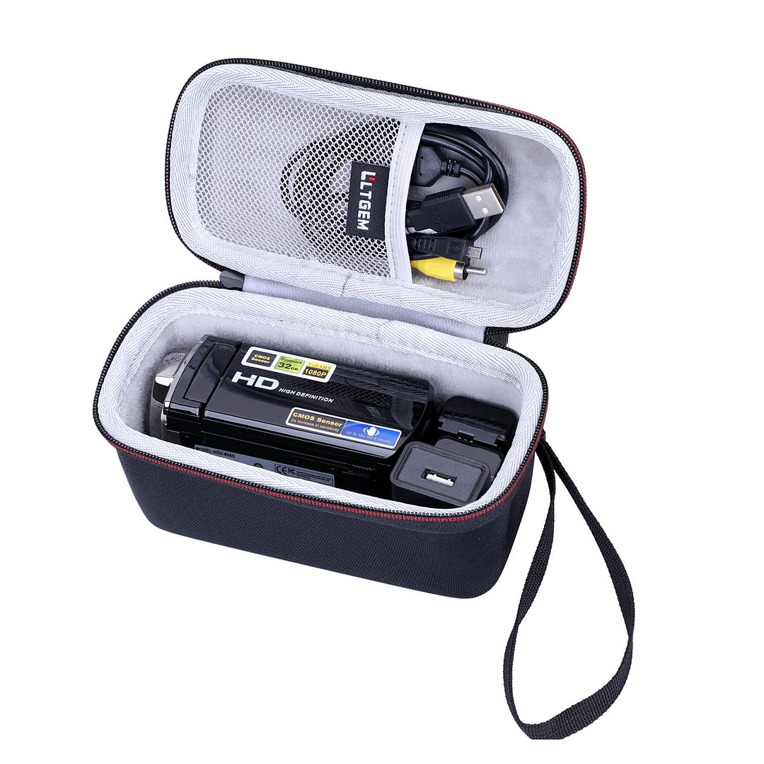 LTGEM EVA Hard Case for Kicteck Video Camera Camcorder Digital - Travel Protective Carrying Storage Bag