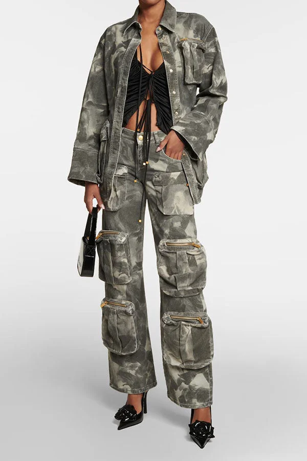 Camouflage Classic Multi Pocket Pants