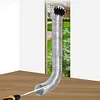 Chimney Brush Set with Long Handle Rods Flexible Dryer Vent Cleaning Tool Kit