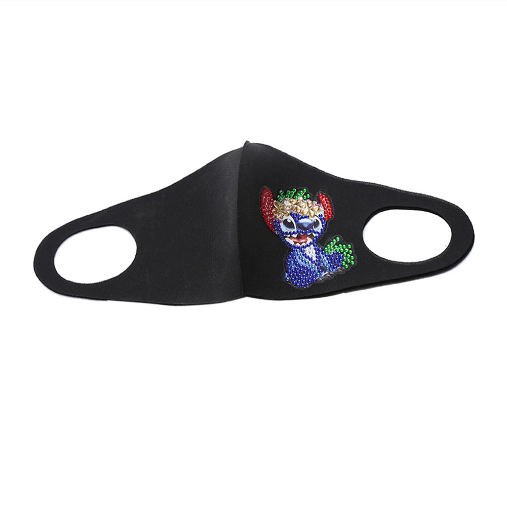 

DIY Designer Diamond Mask Painting Kit Cartoon Rhinestone Face Mask (AA482), 501 Original