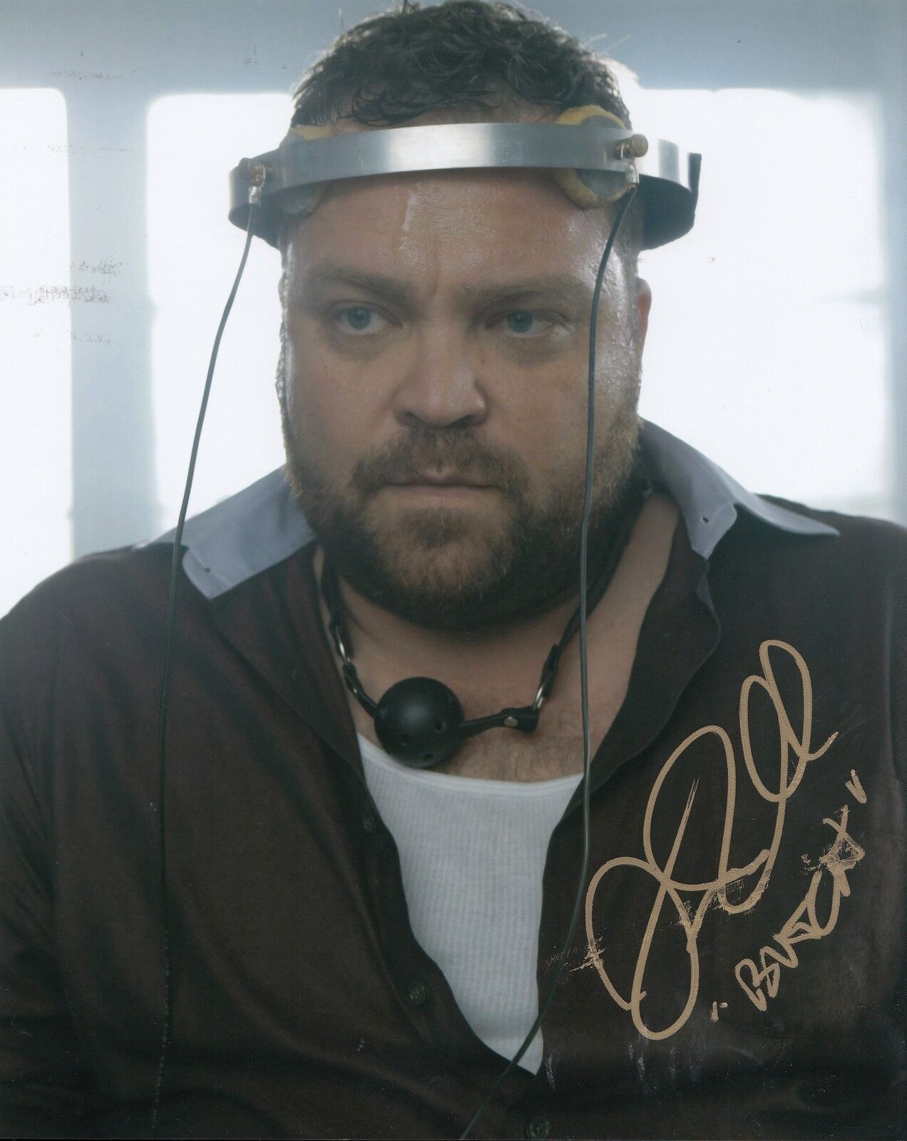 DREW POWELL signed *GOTHAM* BUTCH TV SHOW 8X10 Photo Poster paintinggraph BATMAN W/COA #2