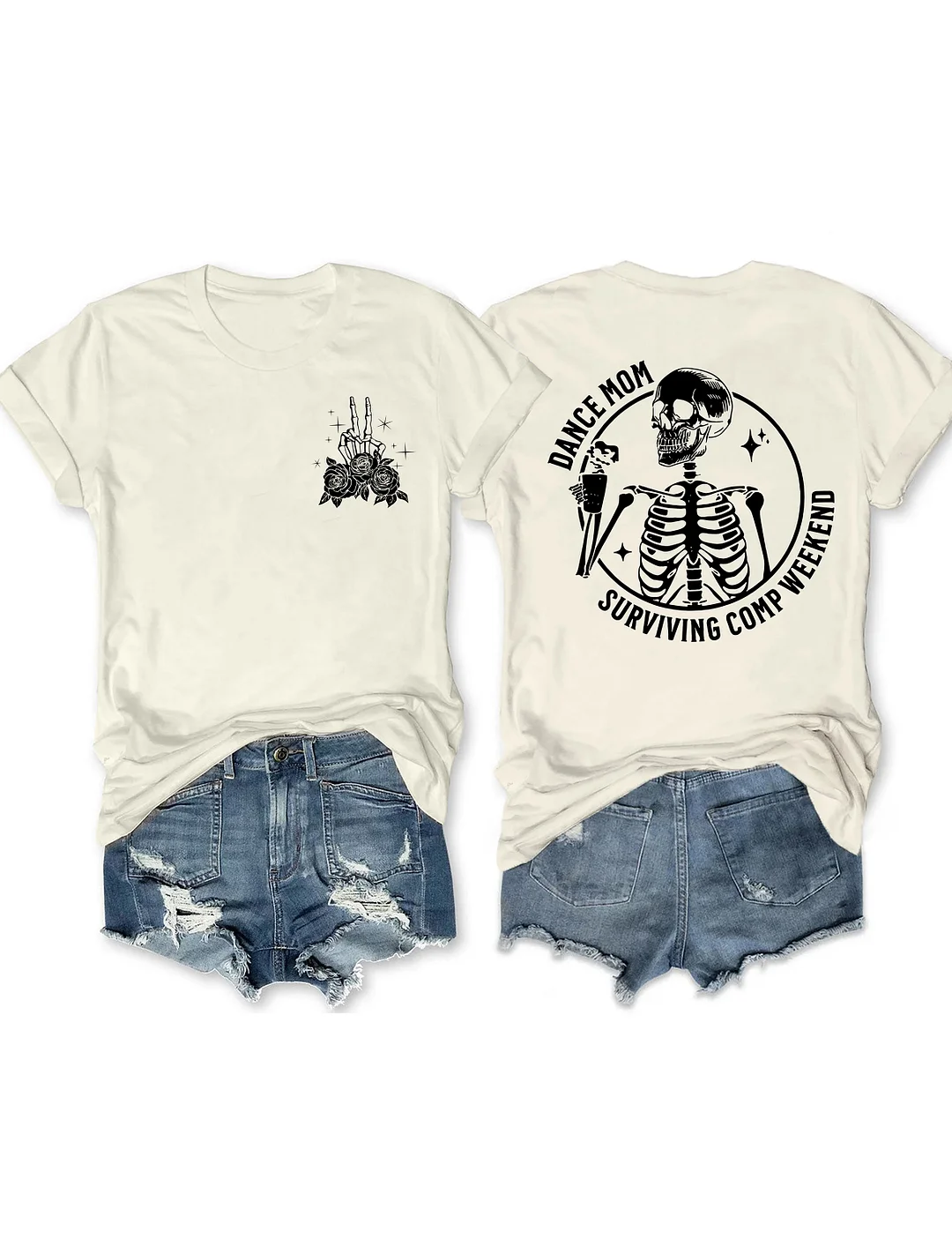 Funny Dance Mom Surviving Comp Weekend T-shirt
