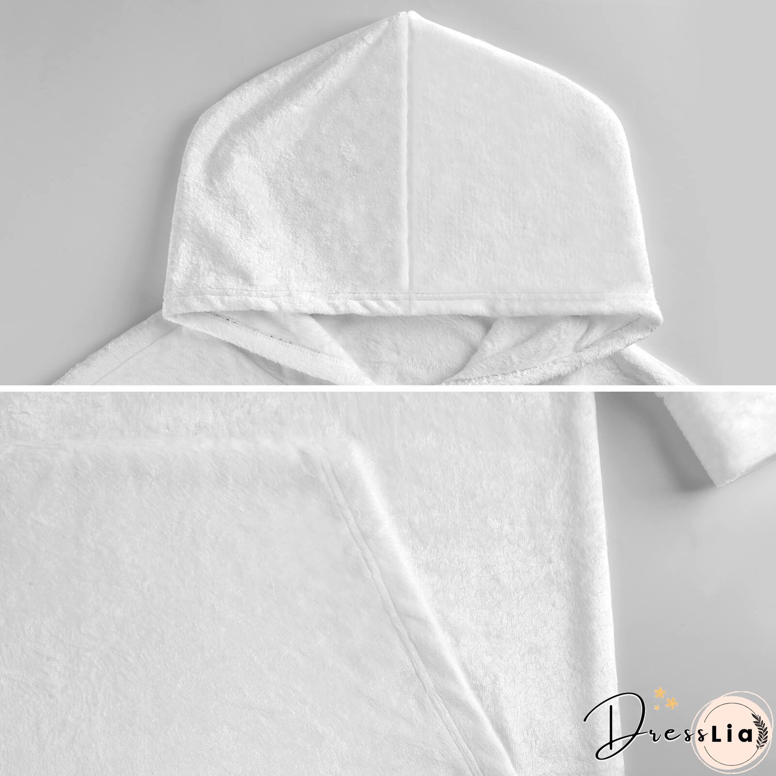 Oversized Wearable Blanket Christmas Print Hoodie With Pocket