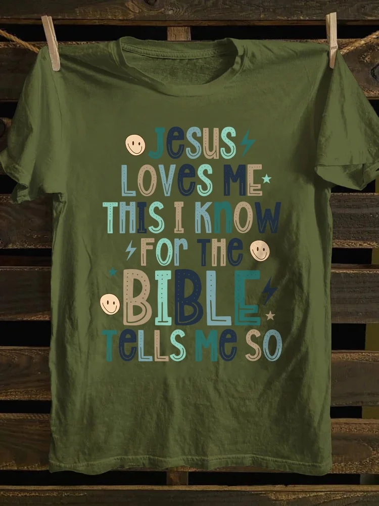 Jesus Loves Me Biblical Toddler T-shirt