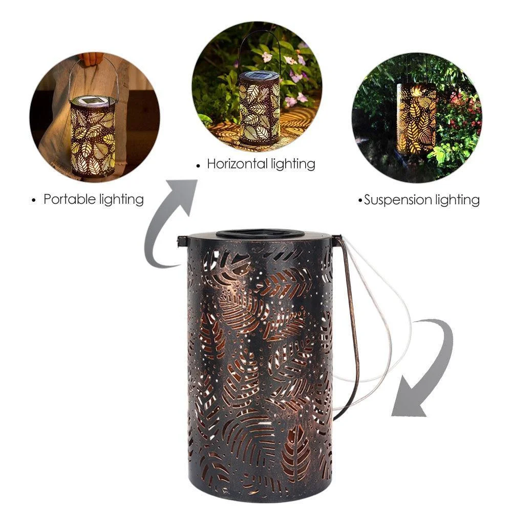 Solar Lantern Lights Outdoor Garden Hanging Lights